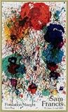 Produkt-Bild: Bild mit Rahmen: Sam Francis, , 53 x 88 - Aluminium Classic: Gold poliert