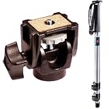 Manfrotto 679 - Monopod - with Manfrotto 3232 Swivel Tilt Head