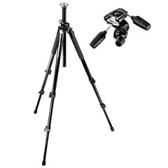 Manfrotto Stativ-Set mit 055XPROB Stativ und 804RC2 Neiger