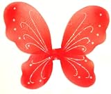 WeGlow International Butterfly Wings - Red (Pack of 2 Wing Sets)