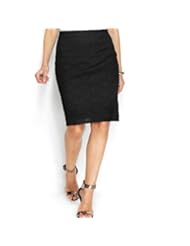 Apparel: Alfani Lace Pencil Skirt Black 10