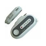 Sumnique – 4 Channel Car Audio FM Transmitter – for iPod-Creative Zen-Sony Walkman-Philips-Rio-MP3/MP4 Player (White)