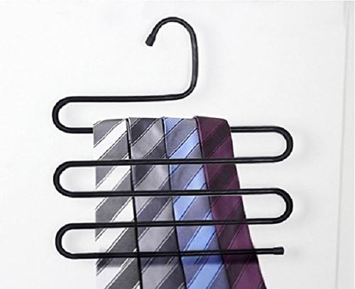 Pants Hangers Trousers Hanger Clothes Hangers Stainless Steel Multifunctional Hanger (Set of 5)