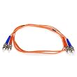 MPI Fiber Optic Cable, ST/ST, Multi Mode, Duplex - 1 meter (62.5/125 Type)