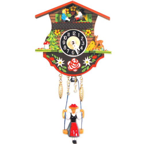 Black Forest Clock with Couple