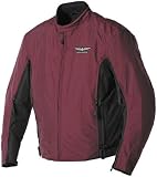 PARKER SYNERGIES OFFICIALLY LICENSED HONDA GOLD WING MILLENIUM TOURING TEXTILE JACKET WINE BLACK MENS