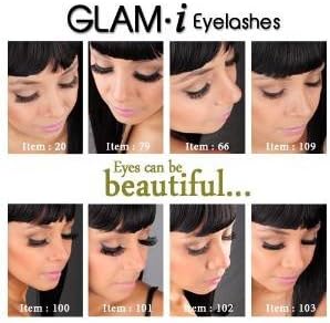 Glam i Remy Hair 100% Human Hair Eyelashes (Pack of 6)- Glam 109