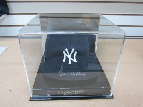 New York Yankees Don Mattingly Autographed Cap w/COA and Display Case!