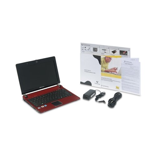 Gateway LT2030u 10.1-Inch Red Netbook - Over 7 Hours of Battery Life (Windows 7 Starter) image
