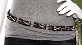 Coconut shell belt, ' Zen Shells'