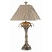 Cane and Tropical Leaf Accent Lamp (Set of 2)