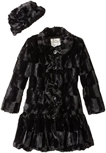 Widgeon Big Girls'  Ruffle Front Coat and Hat