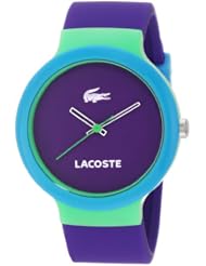 Lacoste Goa Purple Dial Purple Rubber Unisex Watch 2020005