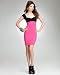 Colorblock Back Cutout Dress - WEB EXCLUSIVE - BRIGHT ROSE (M/L) Colorblock Back Cutout Dress - WEB EXCLUSIVE - BRIGHT ROSE (M/L)