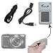 Portable External Battery Charging Kit for the Fujifilm Finepix Jx310 - Includes Wall; Car and USB Charging Options