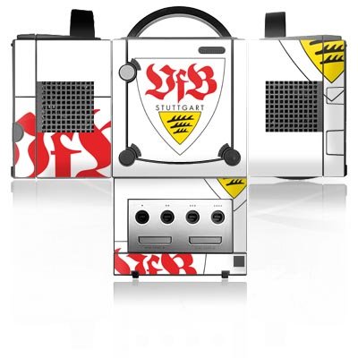 Design Skins for Nintendo Gamecube - VFB Stuttgart Design Folie