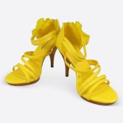 High Heel Sandal Enticing Yellow