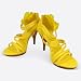 High Heel Sandal Enticing Yellow