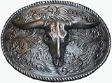 Men's WESTERN STYLE BULL Punk Rock Metal Belt Buckle
