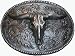 Men's WESTERN STYLE BULL Punk Rock Metal Belt Buckle Image