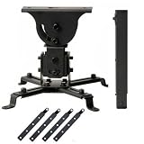 VideoSecu Projector Ceiling Mount with 4 pieces 5.5 inch Extension Adaptors for Epson 8350 Projectors 1YF  for Sale
