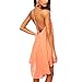 DJT Women's Chiffon Sling Short Mini Party Cocktail Dress Summer