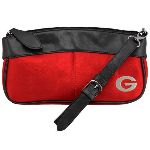 Georgia Bulldogs Red-Black Quarterback Clutch Purse