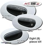 Dodge Neon - Plymouth Expresso Simulated Carbon Fiber Door Handles 1