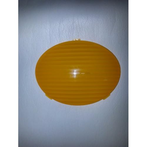 FLEETWOOD RV REPLACEMENT PORCH LIGHT LENS (Amber/Oval) 2Pack
