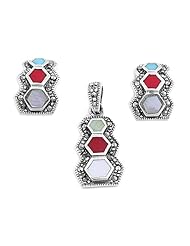 Sterling Silver Marcasite Sets