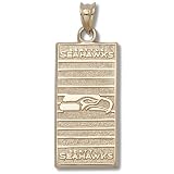 10kt Yellow Gold Seattle Seahawks 15/16in Pendant