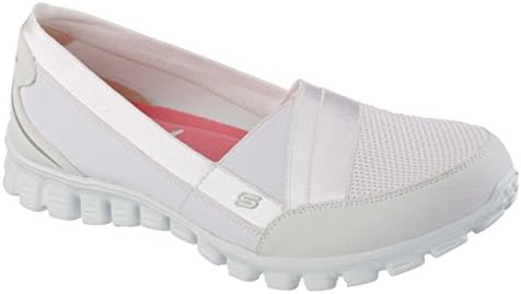 Skechers EZ Flex 2 Quipster Womens Slip On Sneakers White 7.5