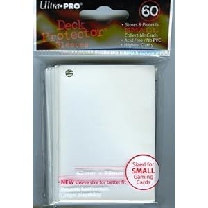 White Ultra Pro Yugioh Deck Protector Sleeves (60ct) New Sleeve Size For Bett...