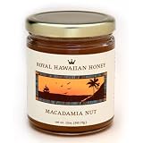 Gourmet Food : Organic Raw Hawaiian Macadamia Nut Blossom Honey - 12oz