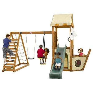 Plum Endeavour Wooden Play Centre