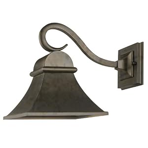 World Imports Lighting 61301-06 Dark Sky Revere 1-Light Outdoor Wall Lantern, Flemish, 8-1... by 