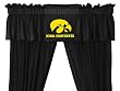 NCAA Iowa Hawkeyes - 5pc Jersey Drapes Curtains and Valance Set