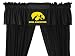 NCAA Iowa Hawkeyes - 5pc Jersey Drapes Curtains and Valance Set