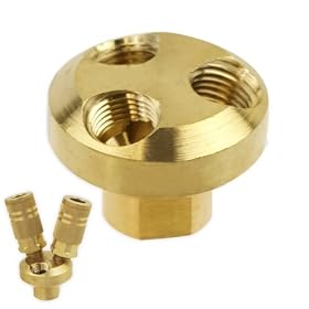 Buy 3-Outlet Brass Air Manifold - 3 Tools on 1 Air Supply by AJW now!