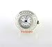 New Round Philip Persio Ring Lady Silver Jewelry Watch