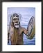 Shaman Mask, Queen Charlotte Islands, British Columbia (B.C.), Canada, North America ...