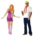 Scooby Doo - Fred & Daphne Adult Couples Costume Set
