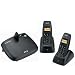 BT Elements IP54 Rugged Weatherproof Cordless DECT Telephones (Twin Pack) 1000 metre range model (max), with torch light on handsets