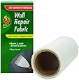 Duck Brand 282084 Self-Adhesive Drywall Repair Fabric, 6-Inch by 25 Feet, Single Roll
