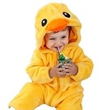 Baby Toddler Boys Girls Yellow Easter Chicken Duck Animal Onesie Fancy Dress Costume (2-3 years (95-