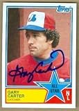 Gary Carter autographed Baseball Card (Montreal Expos) 1983 topps All Star