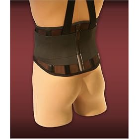 Click here to buy Heavy Duty Breathable Spandex Back Support (Size: 2X-Large) by New York Orthopedic USA.