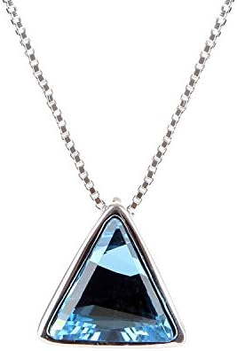 Niceness Jewelry 14k Gold Plated Fashion Austrian Crystals Heart Shape Pendant Necklace