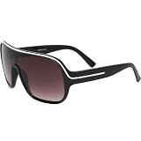 Random Sunglasses (Black w/ White Stripes)