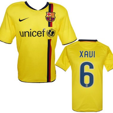 FC Barcelona Xavi Trikot Champions League 2010, Größen: XXL